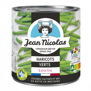 conserve haricots verts extra fins jean nicolas bretagne