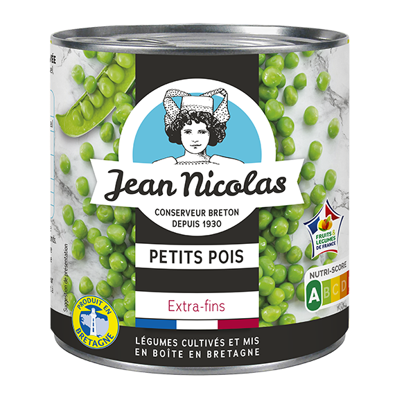 Petits pois en conserve cultivés en Bretagne - Jean Nicolas