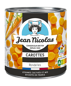 conserve carottes rondelles jean nicolas bretagne